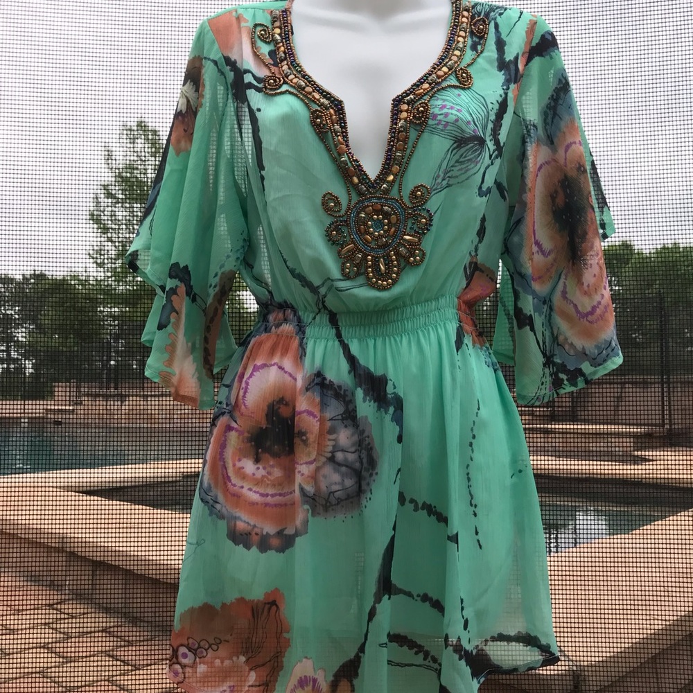 Boston Proper Beaded Top
